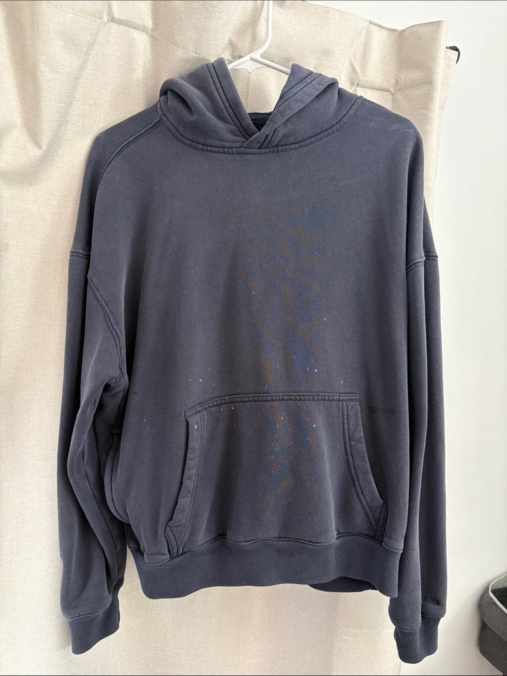 Dark Navy Hollister Boxy Fit Hoodie